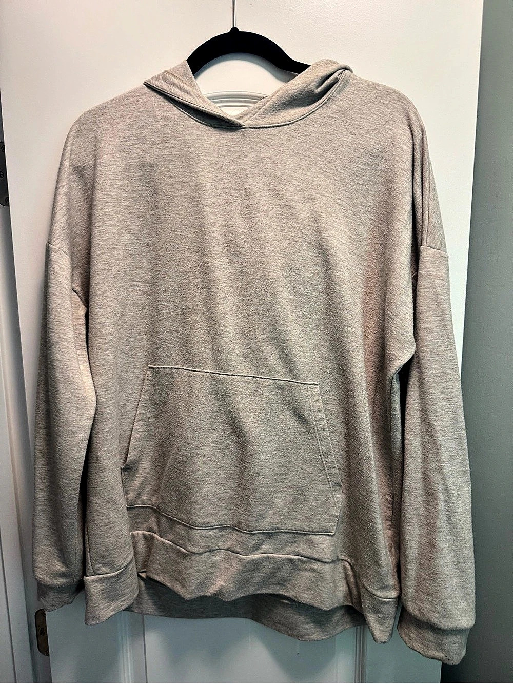 MPG Gray/Oatmeal Hoodie Size Large